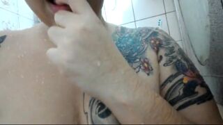 Buna Benevides hot tattoed brazilian BBW exposed