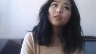Hot Asian Camgirl Fingers Her Creamy Pussy