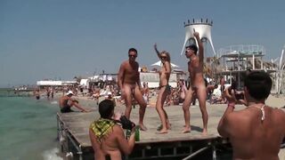 naked guys at the beach