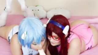 Hidori Rose and Virtual Geisha Evangelion Cosplay Sex 2