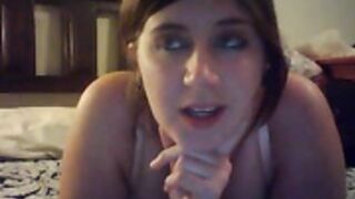 Cumfest fantasy and touches herself- circa 2013 cam