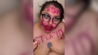 Stupid Mexican slut Abby dirty talking poppers whore
