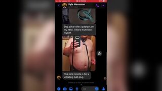 Faggot Exposed - Dog Collar - Facebook Messenger