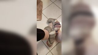 Socmand dirty socks tease