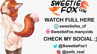Sweetie Fox - Hot Busty Minx Anal Masturbates Dildo