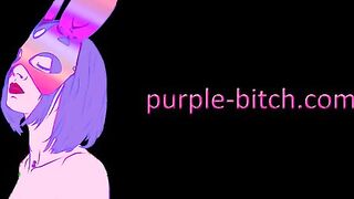 Purple Bitch - Jinx Cosplay Halloween Anal Fingers Red