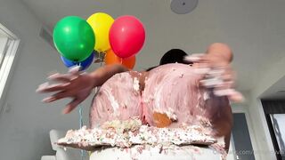 britisholivia smashing cake w/ this cake having such a wonderful birthday today xxx onlyfans porn videos
