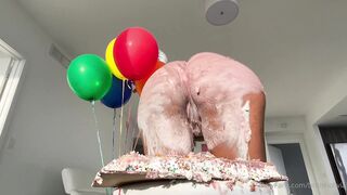britisholivia smashing cake w/ this cake having such a wonderful birthday today xxx onlyfans porn videos