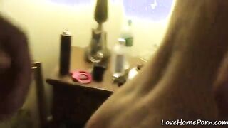 Homemade sex video of a horny gf in action