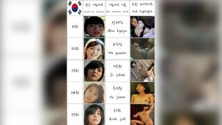 South Korean Woman Ero Actress Nude Model Ranking Top60